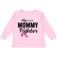 thumbnail image 3 of Inktastic Breast Cancer Awareness My Mommy is a Fighter Boys or Girls Long Sleeve Toddler T-Shirt, 3 of 5