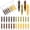 Multicolor, variant on 36 Pcs Hellgrammite Fishing Lures 3 Inch Soft Plastic Hellgrammite Fly Realistic Fishing Bait Artificial for Freshwater
