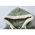 thumbnail image 4 of Women's Hooded Jacket Casual Winter Warm Soft Coat Zip Up Hooded Sweatshirt Jacket Coat, 4 of 5