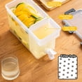 thumbnail image 3 of Refrigerador Dispensador Verano Limonada Té Hervidor 3.5/6L Gran Capacidad A Prueba Fugas para Fiesta Picnic Al Aire Libre, 3 of 9