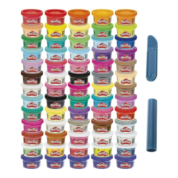 Colección de Modelado Play-Doh Ultimate en Zafiro Brillo Confeti Metálico 65-Pack