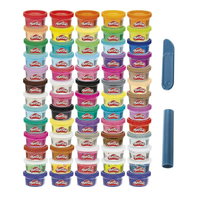Colección de Modelado Play-Doh Ultimate en Zafiro Brillo Confeti Metálico 65-Pack