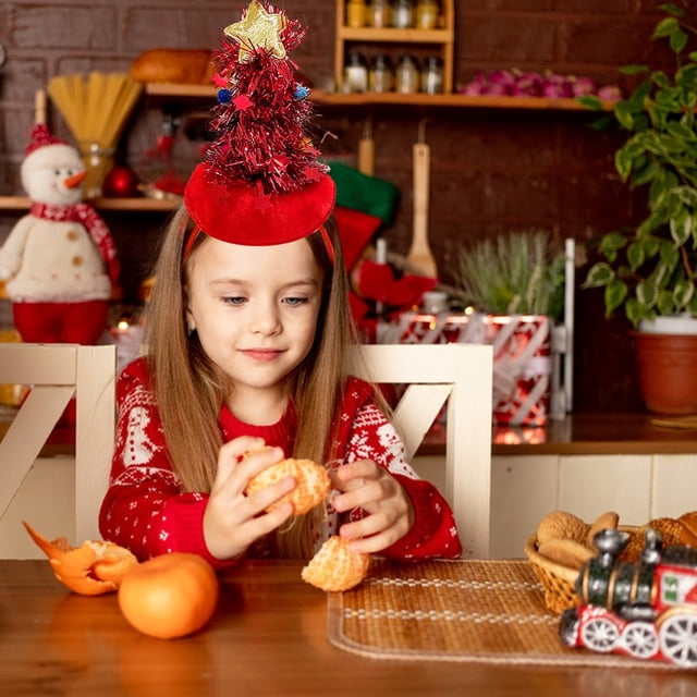 Xihbxyly Ofertas de Hoy Diademas Navideñas para Niños, Accesorios para El Cabello, Pinzas para El Cabello, Regalos Navideños, Pinzas para El Cabello con Forma de Asta, Diademas para Disfraces de Fies
