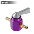 thumbnail image 4 of Unique Bargains Fuel Tap Petcock Valve Switch 6mm for Motorcycle Motorbike Quad Dirt Bike Go Kart Aluminum Alloy Purple, 4 of 6