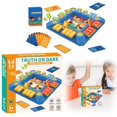 thumbnail image 1 of Juego infantil «Verdad o reto». ¡Juego de mesa para padres e hijos! ¡Deja que la felicidad y la sabiduría acompañen cada aventura!, 1 of 7