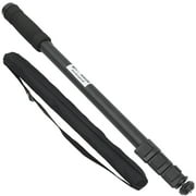 LULULION Compact Black Camera Monopod Made with Aluminum Alloy for Travel and Photography