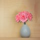 thumbnail image 4 of Ramo de rosas rizadas de 5 cabezas - Flores artificiales, realistas, plástico duradero - para boda Decoración del hogar, 4 of 6