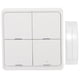 thumbnail image 1 of Interruptor de pared inalámbrico inteligente Sincero Zigbee 4 vías, 1 of 10