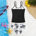 thumbnail image 5 of Kiijoy Girls Ruched Tankini Set Tropical Beach Swimsuit UPF50+ Bathing Suit, Sizes 8-16, 5 of 5