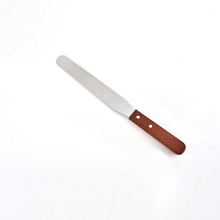 

High Temperature Cake Spatula Stainless Teel Scraper Cream Baking Tool Straight Eight inches