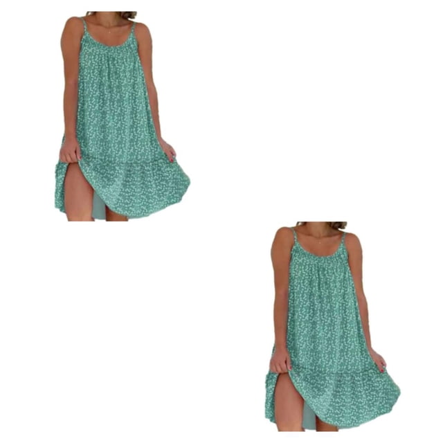 Sonducket Vestido bohemio elegante y cómodo para mujer Vestido largo vintage multifunción y elegante con hombros descubiertos a la moda Type9 NO9
