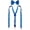 Clear Blue, variant on WE Sequin Bow Tie & Suspenders Set Suspender Bow Tie Set Clip On Y Shape Adjustable Braces