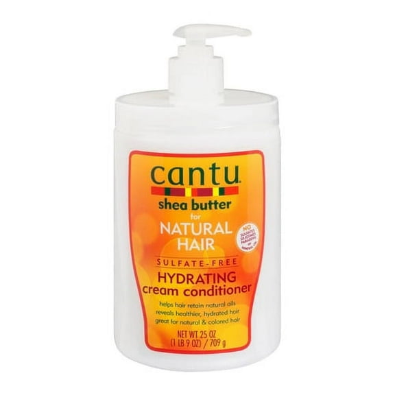 Cantu Natural Hair Conditioner Hydrating Cream Conditioner, 25 Oz
