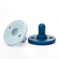 thumbnail image 1 of Doddle & Co - Baby, Infant - Tokyo Pop Silicone Pacifier - Stage 1 - Natural Shape - - Navy / Cloud, 1 of 9