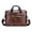 Brown, variant on BULLCAPTAIN Men's Crossbody Shoulder Bag - Leather Messenger Bag for Office and School