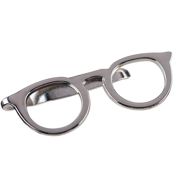 Men Glasses Tie Bars Pin Clasp For Wedding Business Suit Tie Gift Accessories
