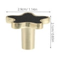thumbnail image 2 of Worgeous 2PCS Star Shaped Mini Handle Bookcase Knob Metal Drawer Knob Vintage Drawer Pull Knobs Drawer Knobs Hardware Dresser Pulls Cabinet Furniture Pulls, 2 of 7