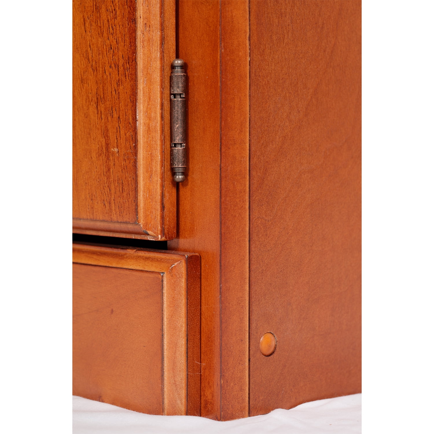 American Furniture Classics Model 724-10, 10 Gun Key Lock Wooden Storage Display Cabinet