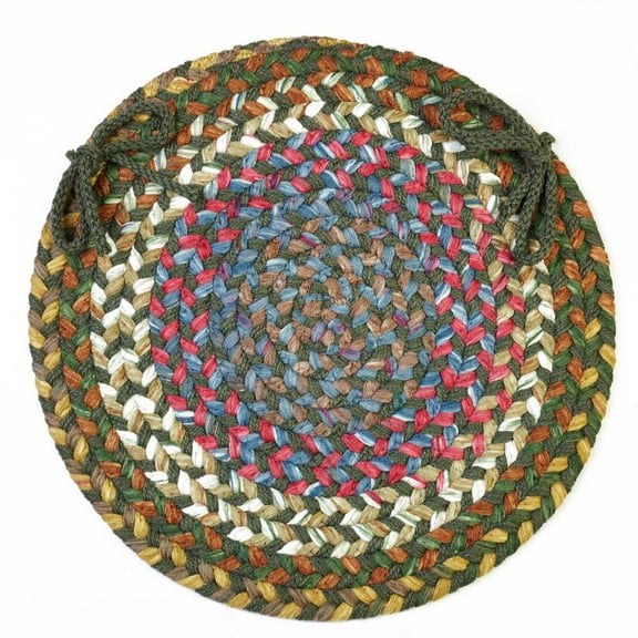 Rhody Rug Country Jewel Emerald C/P's Set-of-4