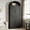 Black-wooden door, variant on Black Arched Door Bookcase, 71.4" Tall & 15.83" Deep Farmhouse Display Cabinet with Storage Shelves, for Living Room, Kitchen, or Office