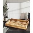 thumbnail image 6 of Lipper International Acacia Herringbone Serving Tray, 6 of 10