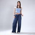thumbnail image 4 of Jeans Recto Dama Savi Basic Mezclilla Azul Tiro Alto SB4760M, 4 of 6