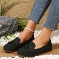 thumbnail image 3 of CHICVOMEY Comfort Penny Loafers for Women with Memory Foam Insole Business Casual Loafers Lightweight Work Dressy Loafers Slip On Flats with Arch Support, 3 of 6