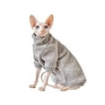 thumbnail image 1 of relayinert Stylish And Warm Cat Clothes For Cats Multi-Size Available Warm Pet Cats Small Cat Cloth grey XS, 1 of 6