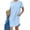 Light Blue, variant on Sentmoon Sun Dresses Short Sleeve Solid Color Breathable T Shirt Dress Summer 2026 with Pockets Dressy Regular Fit Crew Neck Dress for Women for Work and Weekend Orange XXXL