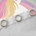 thumbnail image 4 of Castle Fairy Girly Magical Horse Blackout Curtains Set of 2 (52x84 Each),Kawaii Rainbow Unicorn Window Curtains,Cartoon Animal Curtains and Drapes,Lightweight Room Decor, 4 of 6