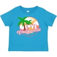 thumbnail image 3 of Inktastic I Love California with Ocean and Palm Trees Boys or Girls Toddler T-Shirt, 3 of 5