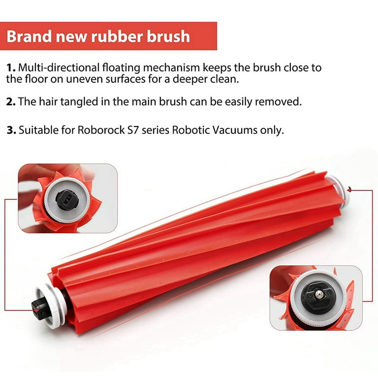For XiaoMi Roborock S7 S70 S75 S7Max S7MaxV Replacement Accesories Main  Roll Brush Mop Rag Hepa Filter Side Brush Vacuum Cleaner