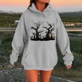 thumbnail image 2 of Weikingp Cute Sweatshirts for Women Womens Sweatshirts Hooded Sweatshirt Women Ladies Sweatshirts Hoodies for Women Cheap Gray S, 2 of 5