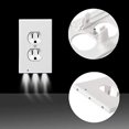 thumbnail image 5 of GuideLight LED Night Light Wall Outlet Coverplate - for Duplex Electrical OUTLETS (6 Pack), 5 of 5