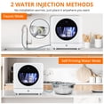 thumbnail image 6 of Danolapsi Portable Countertop Dishwasher, 2 Water Inlet Methods, Low Noice, Strong Hot Air Drying, 6 Washing Programs Compact Countertop Dishwasher for Home, Apartments, RVs,No Hookup Needed, 6 of 8