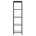 thumbnail image 5 of Evelyn&Zoe Alexis 18" Wide Rectangular Bookcase, Blackened Bronze, 5 of 7