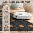 thumbnail image 6 of Design&I 8'x10' Washable Area Rug Record Retro Spinning Disc With Concentric Groove Rings Vinyl Flowing Dynamic for Living Room, Family Extra Large Skid-Resistant Low Profile, 6 of 7