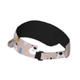 thumbnail image 2 of Pofeuu Cute Hand Drawn Bear Print Sunscreen Visor Cap Adjustable Sport Empty Top Baseball Sun Cap for Men Women Sports Outdoor Headwear, 2 of 7