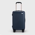 thumbnail image 1 of The Flier Polycarbonate Check In 24" Luggage in Navy Blue, 1 of 5