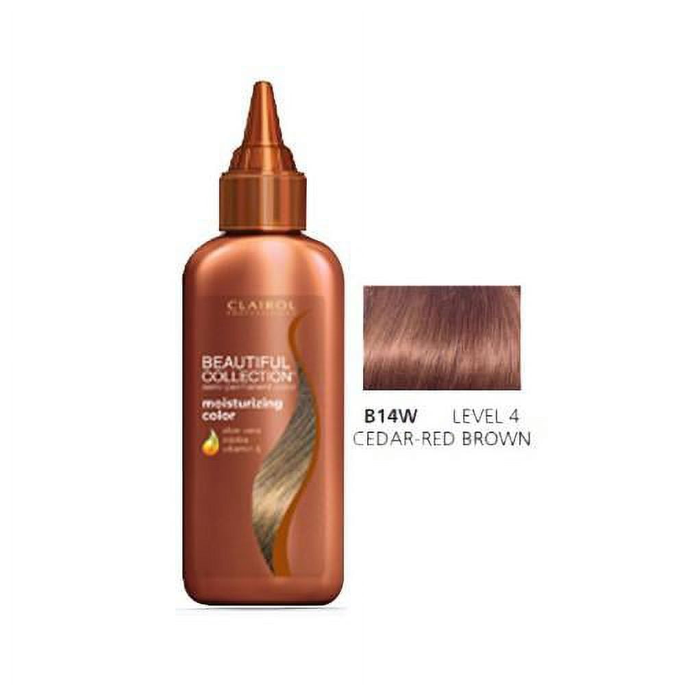Clairol Professional Beautiful Collection Moisturizing Color, B14W Cedar Red Brown,3 Oz.,Pack of 3
