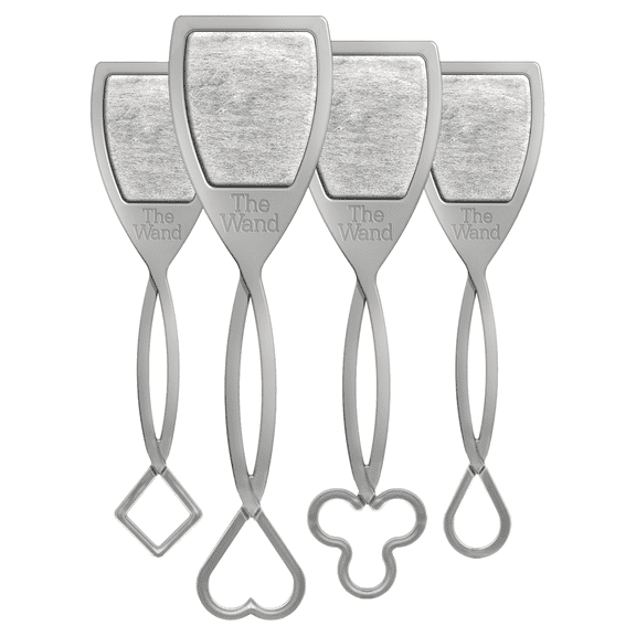 Purewine 6003171 The Wand Polypropylene Wine Filter, Silver