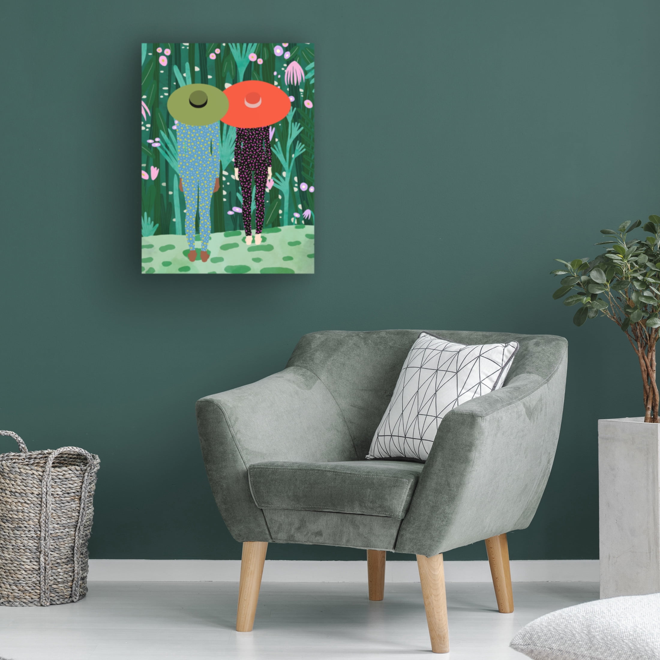 Trademark Fine Art Jota de jai Jungle Pijamas Canvas Wall Art