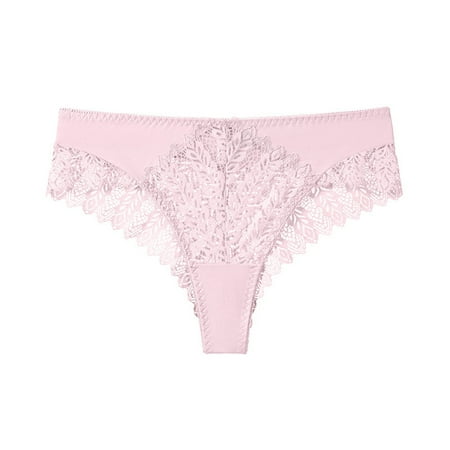 yunLCZ Womens Seamless Hipster Underwear Women G String Panty Lace Trim 4 Colors Comfy Sexy Underwear Wasit Hipster Brief Panties for Ladies