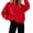 Inverlee Red-Sweatshirt, variant on Oversized V Neck Crewneck Sweatshirts for Women Long Sleeve Drop Shoulder Pullovers Solid Basic Loose Fit Casual Daily Tops Black S-XL