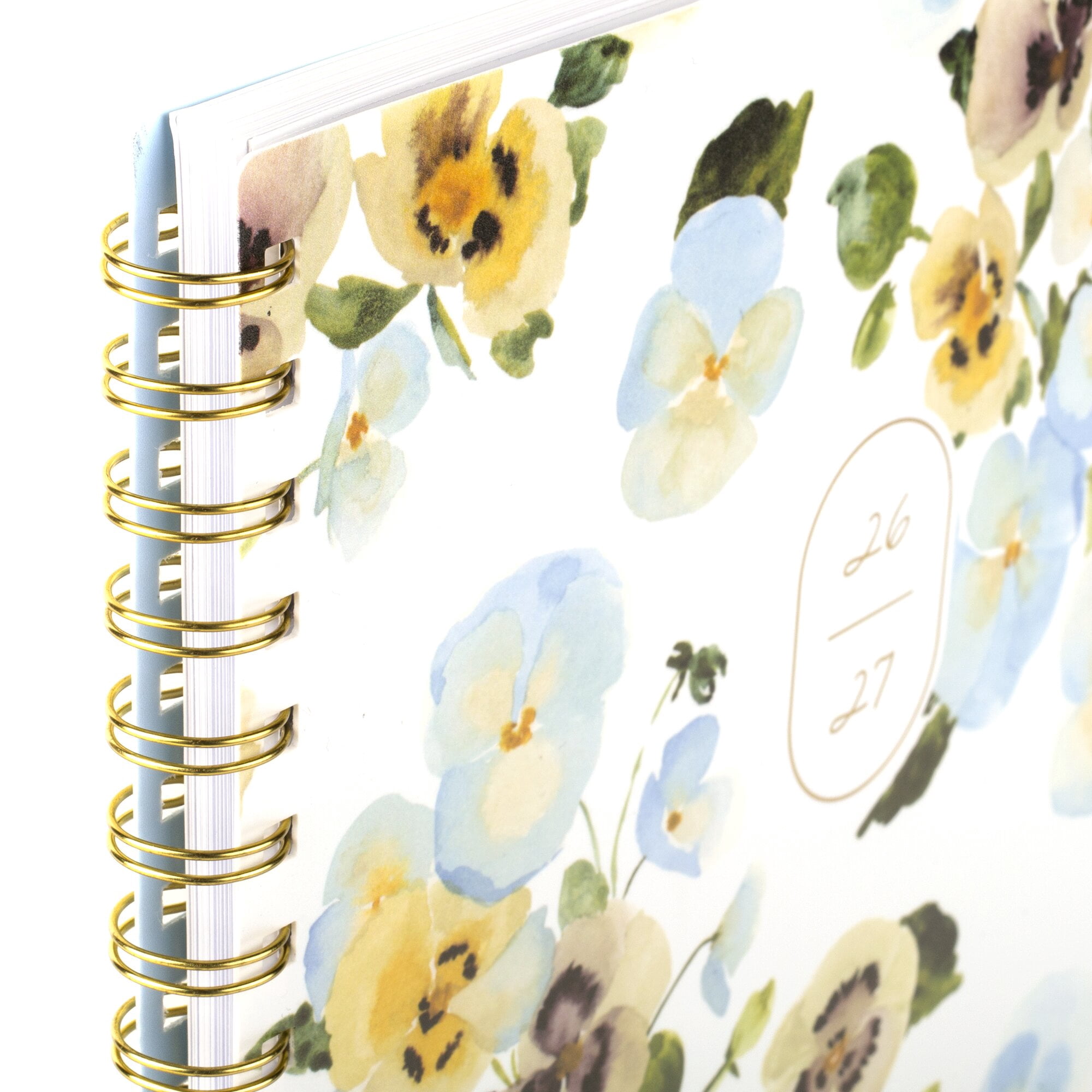 Leah Bisch for Mead Cambridge Academic 2026-2027 Weekly Monthly Planner Pansy