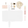 thumbnail image 3 of BRIGHTFUFU 1 Conjunto de bolsa de ganchillo haciendo placas de tejido Bolso DIY Grid Hojas Bolsa Placas de malla, 3 of 8