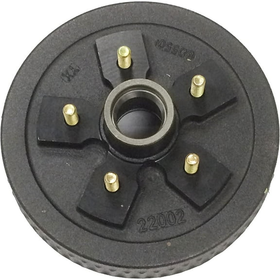 Libra New 10" X 2-1/4" Trailer Brake Drum 5 on 5" B.C. for 3500 Lbs Axle - 22002, Set 1