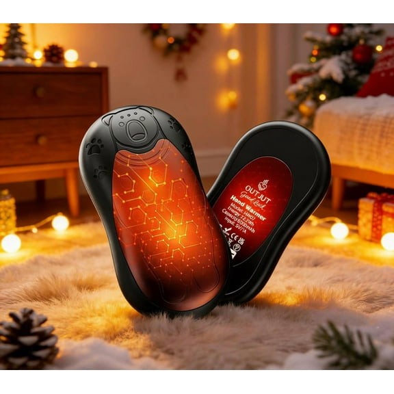 Magnetic Rechargeable Hand Warmer - Ultrathin Electric Handwarmer, Portable Pocket-Sized Heater | Must-Haves for Men, Women, Purses & Travel Essentials