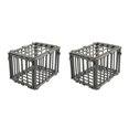 thumbnail image 1 of ZheElen ABS Plastic Cage Model Easy To Install Miniatures For Scale Scene Gifts For Handmade Modelcollectors Type1 2Set, 1 of 1
