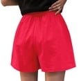 thumbnail image 4 of Linen Shorts for Women, Audhol Women's Summer Linen High Waisted Casual Thin Wide Leg Shorts Shorts for Women Red S, 4 of 5
